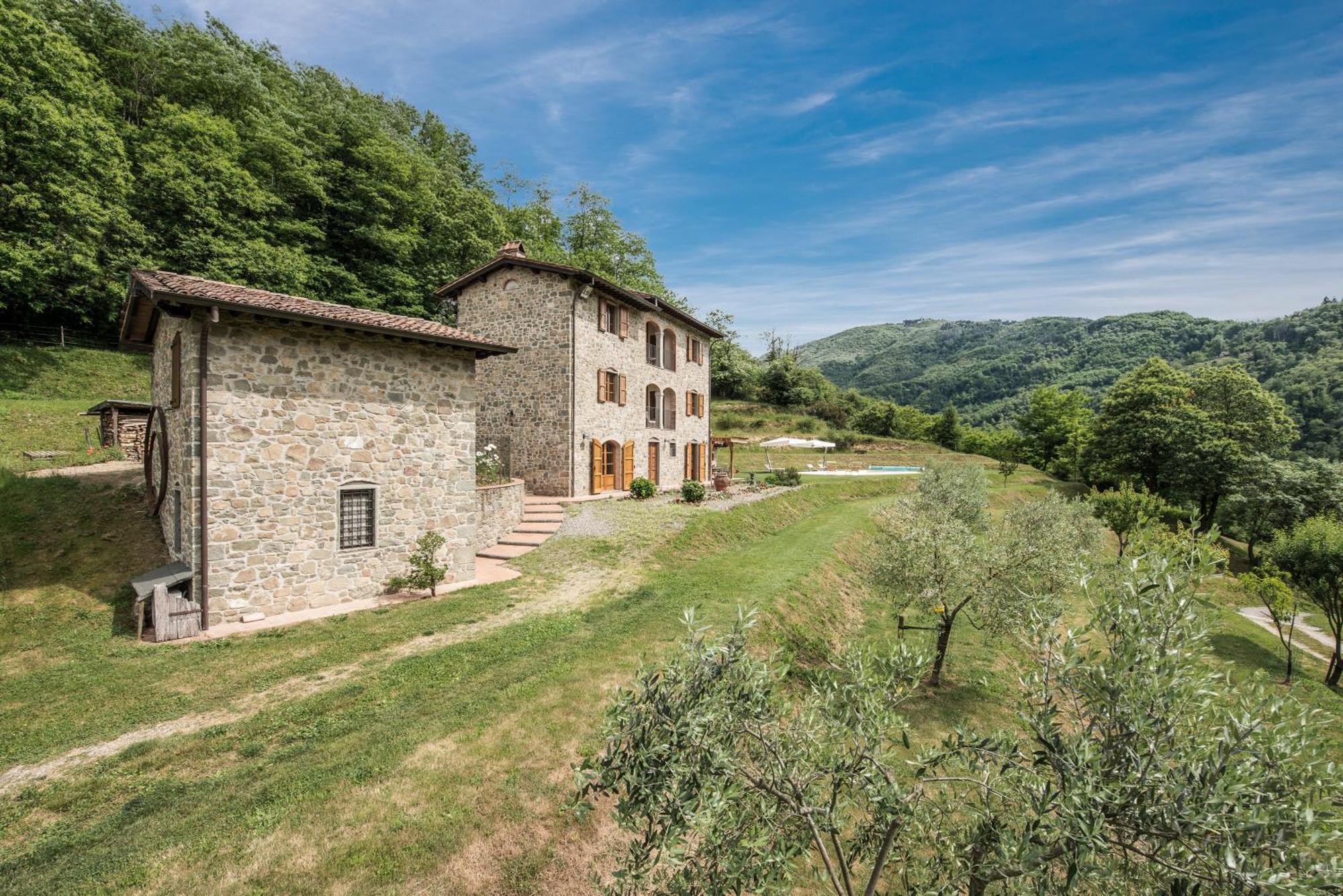 Casa Bachella Villa Bagni di Lucca Exteriör bild