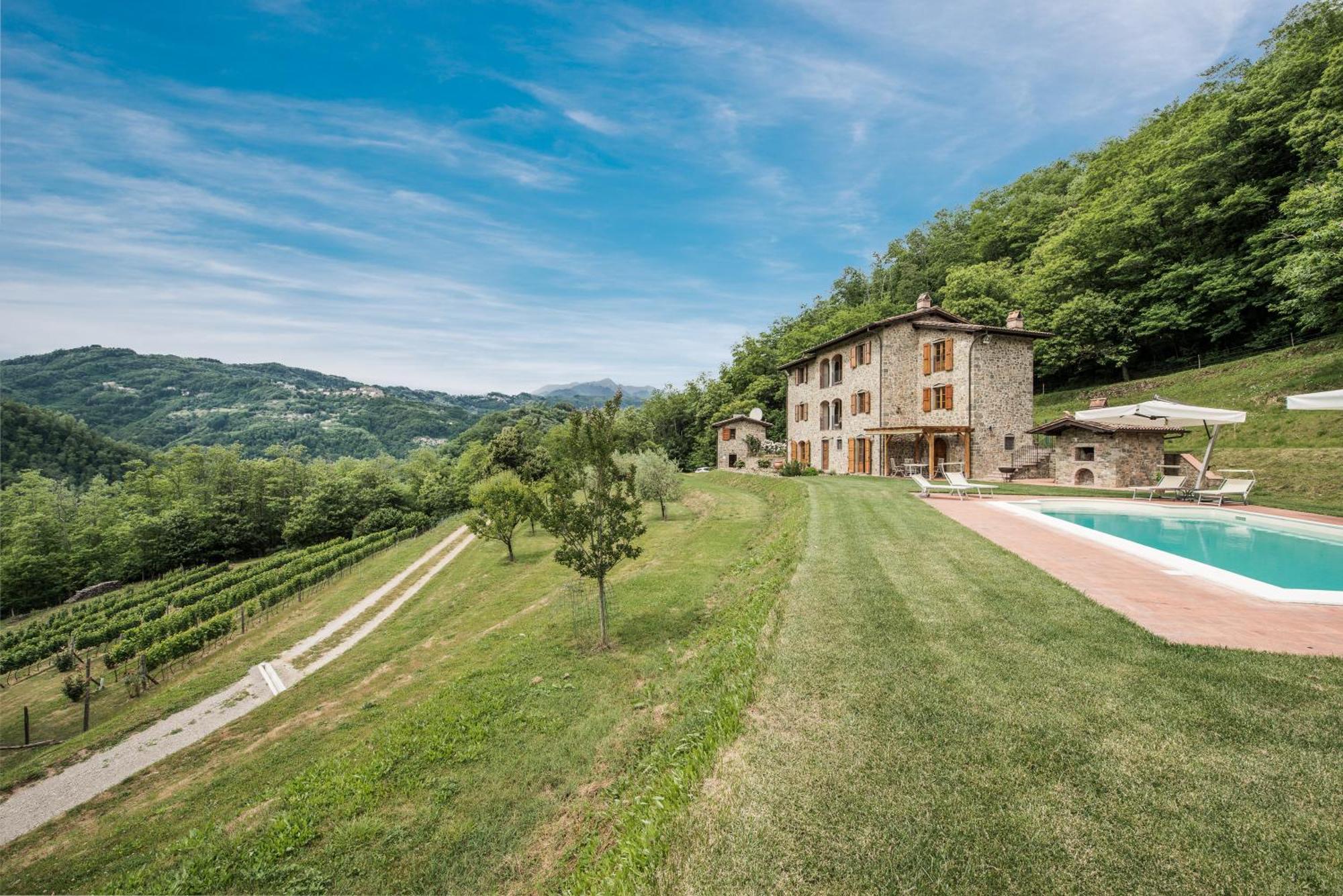 Casa Bachella Villa Bagni di Lucca Exteriör bild