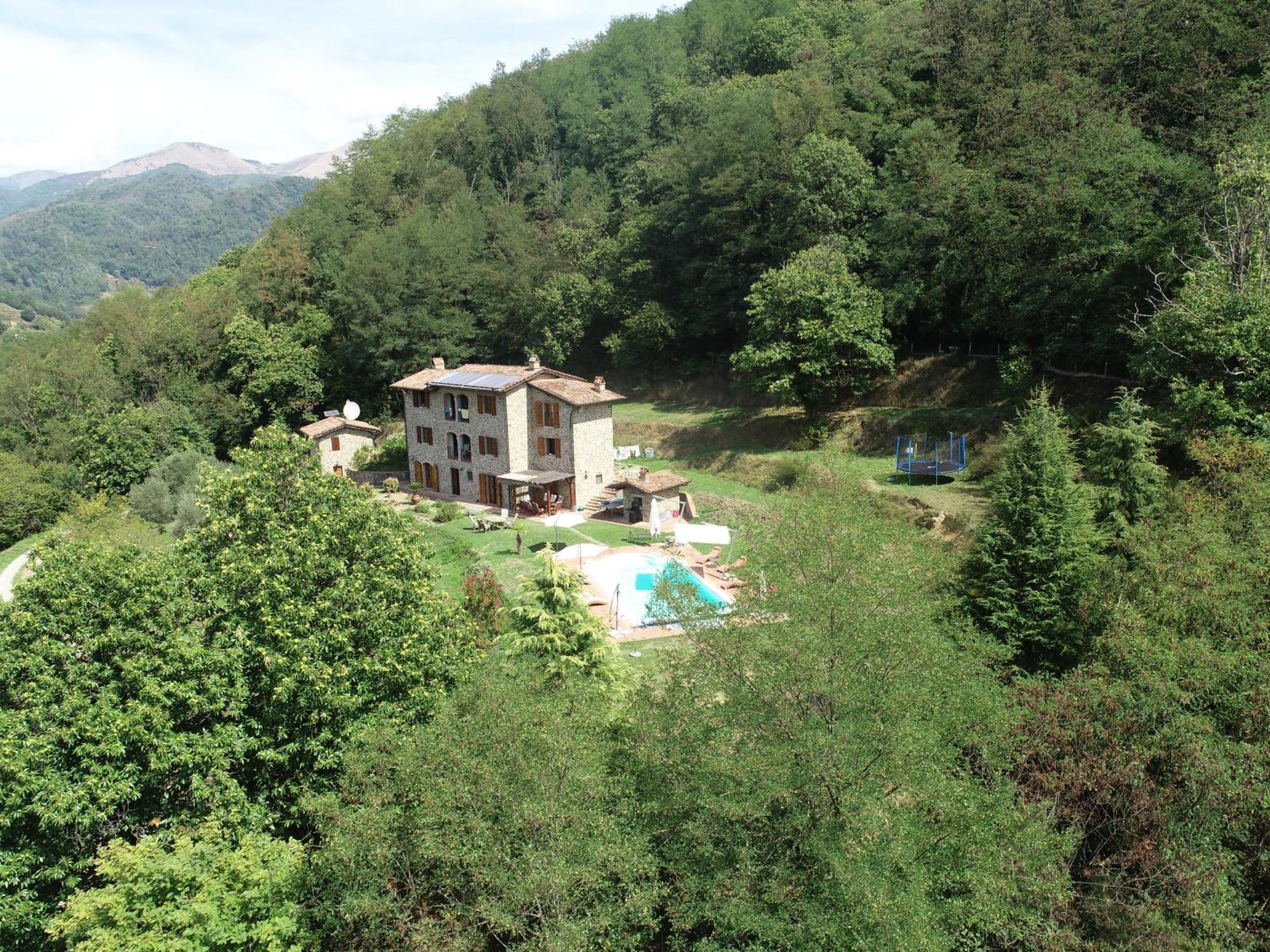 Casa Bachella Villa Bagni di Lucca Exteriör bild